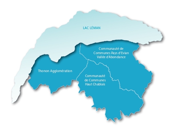 Territoire d'intervention Initiative Chablais