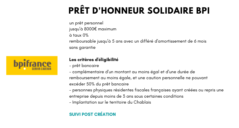 nos services prêt d'honneur BPI Solidaire